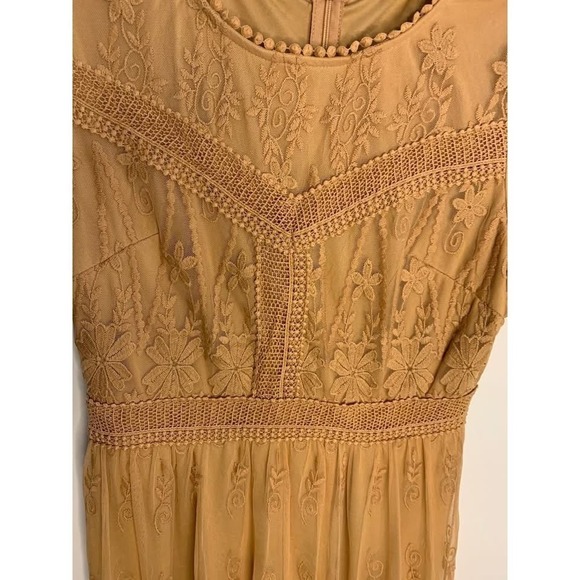 Women's Size 8 Roolee saffron fairycore boho dress - Picture 2 of 8
